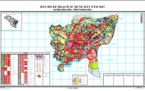 QUYẾT ĐỊNH Về việc phê duyệt quy hoạch sử dụng đất thời kỳ 2021-2030 và kế hoạch sử dụng đất năm 2021, huyện Nga Sơn